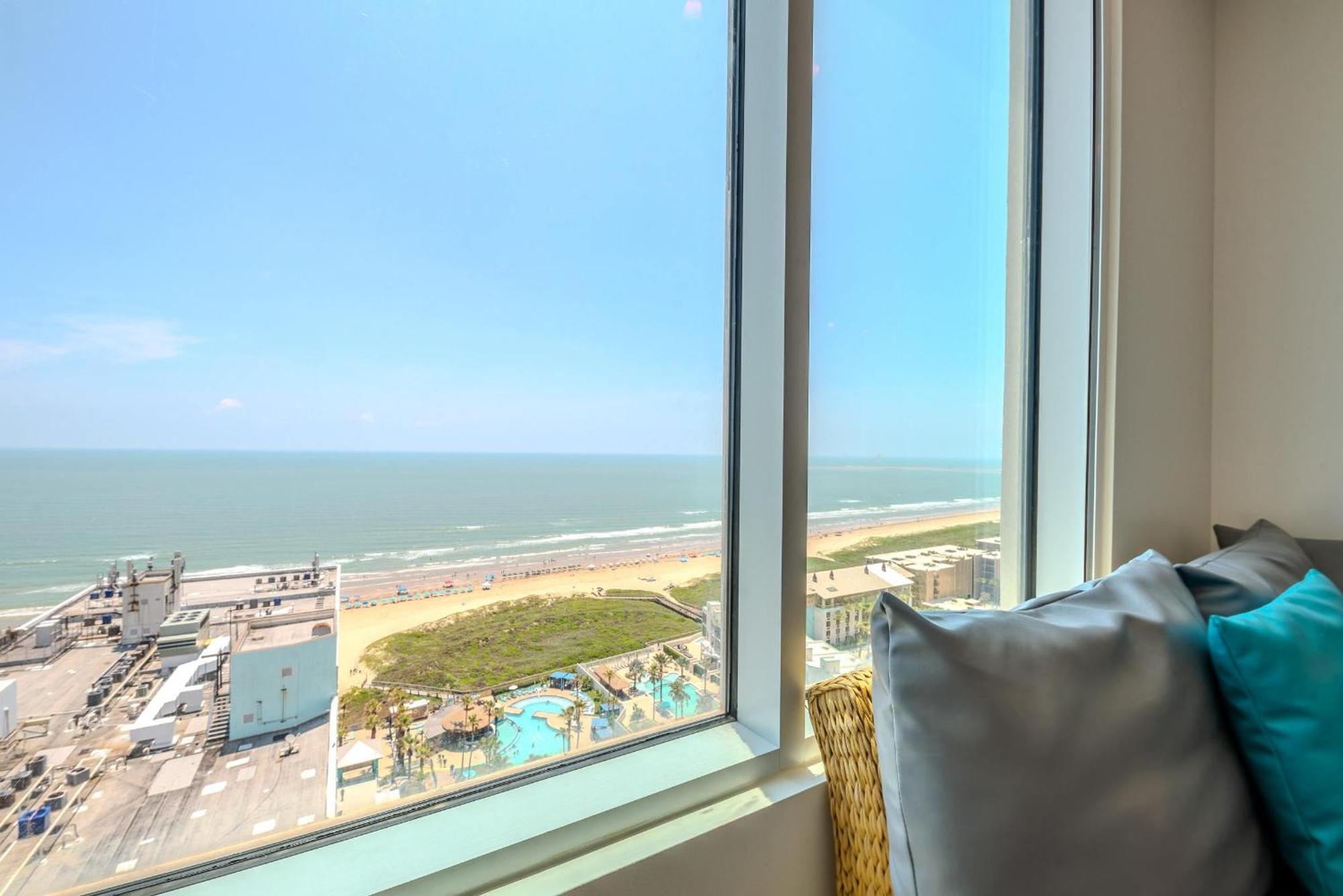 1801 Sapphire Beachfront 3 Bedroom Condo Pulau Padre Selatan Bagian luar foto